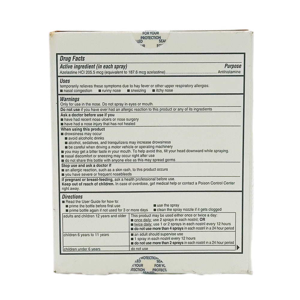 Astepro Children's Allergy Antihistamine Nasal Spray 60 Metered Sprays 1 Bottle