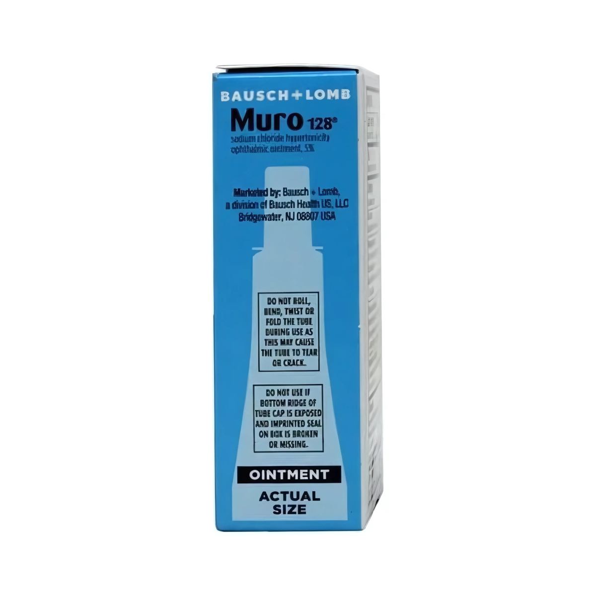 Bausch & Lomb Muro 128 5% Hypertonic Eye Ointment 0.12 oz (3.5 g) Twin Pack