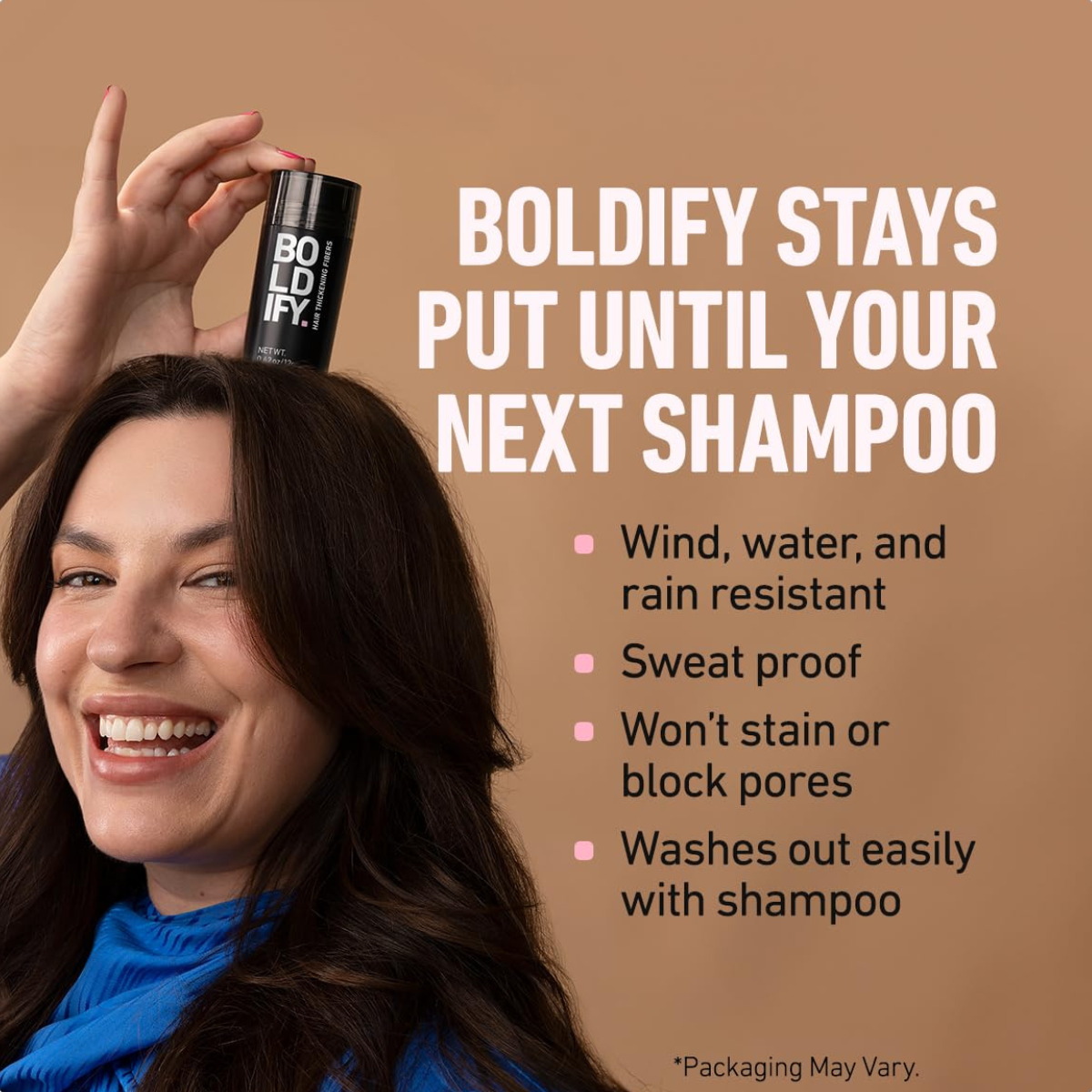 BOLDIFY Hair Fibers 28.5g – Instantly Fuller, Thicker Hair for Women & Men – Light Blonde