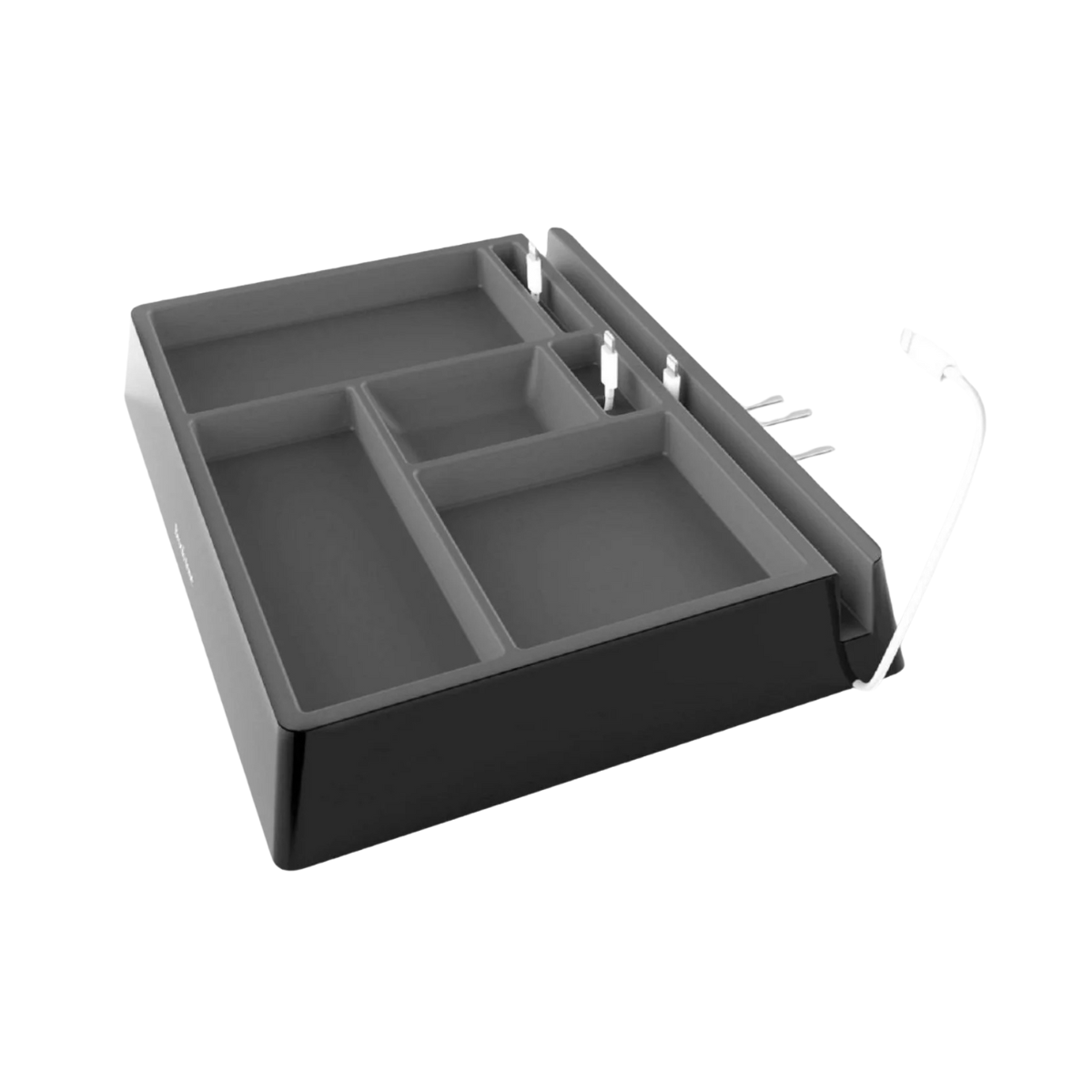 Tech Dresser Valet, Fits iPad, iPhone, AirPods - Brookstone