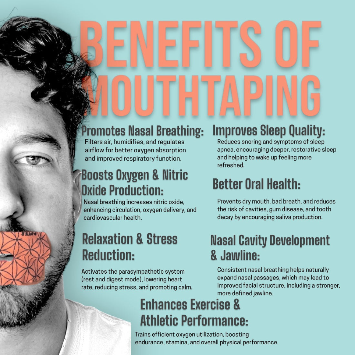 CULT Breathe Better Mouth Tape – 30 Count (Sleep Mouth Strips)