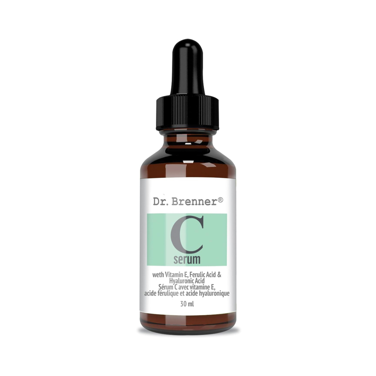Dr. Brenner Vitamin C Serum 20% with Ferulic Acid, Vitamin E & Hyaluronic Acid – 1oz