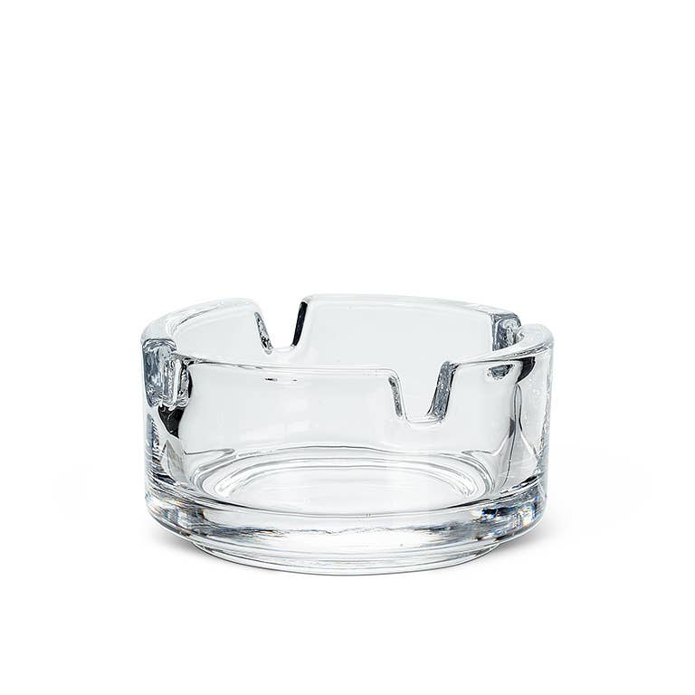 Small Round Ash Tray, Glass 2.5" - Abbott