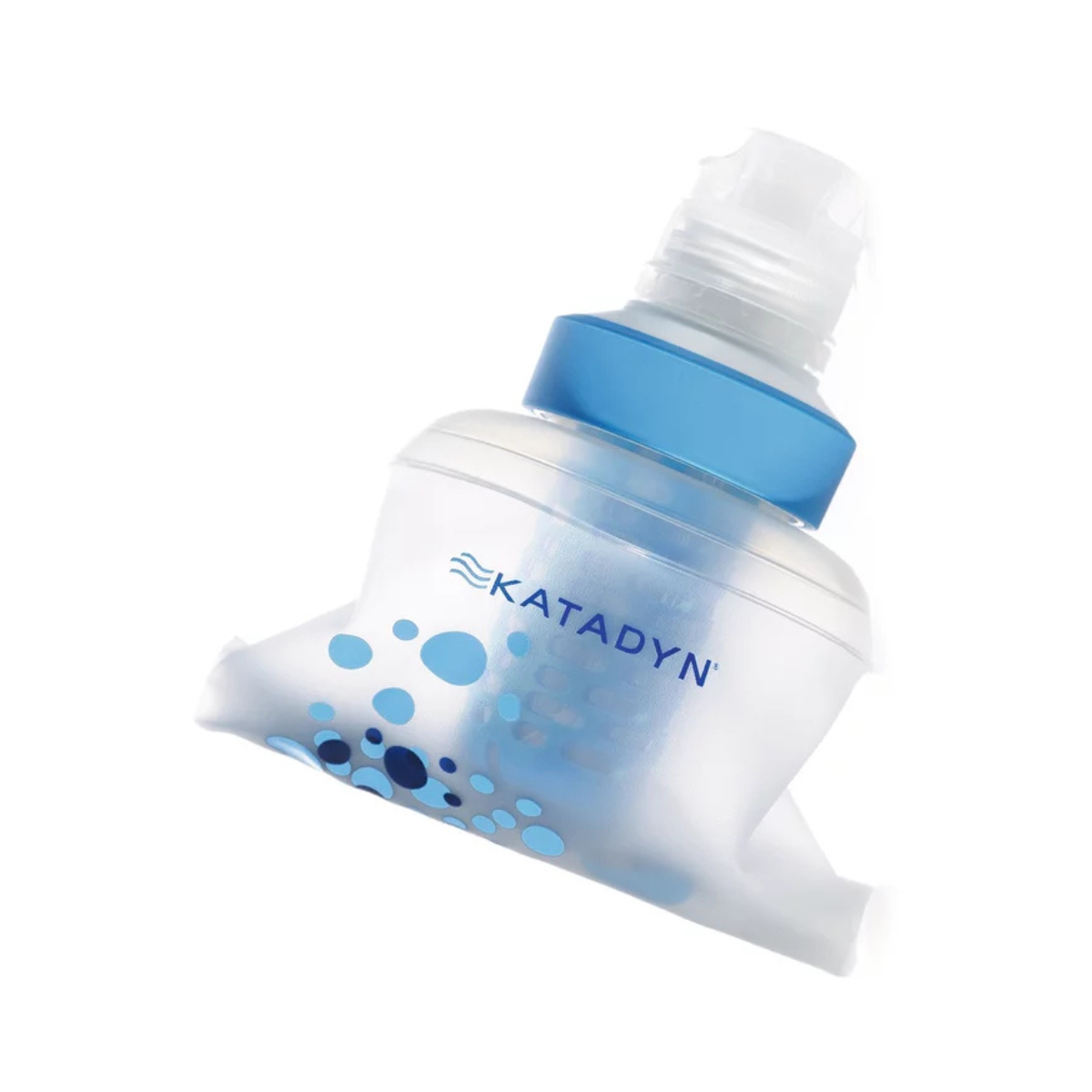 Katadyn water filter on a white background