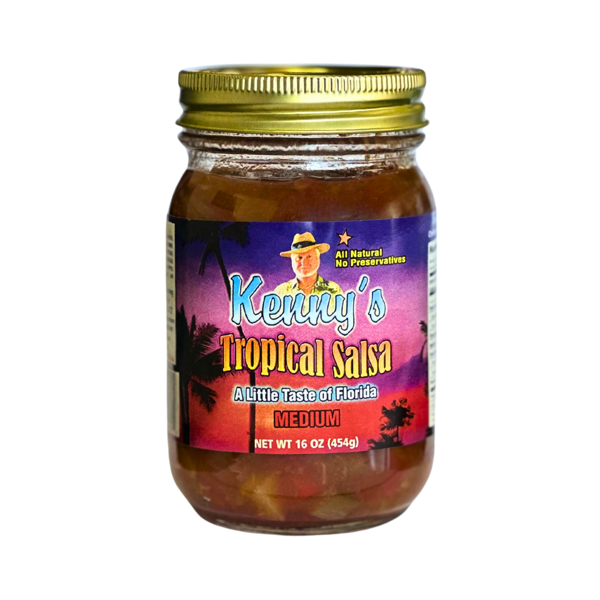 Tropical Salsa, Medium 16oz - Kenny's