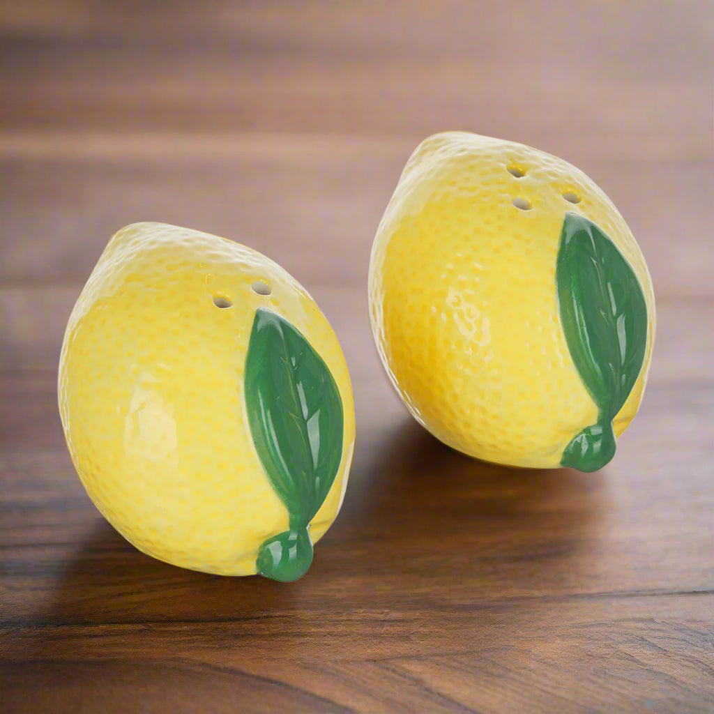 Salt & Pepper Shakers, Lemons - TrueLiving
