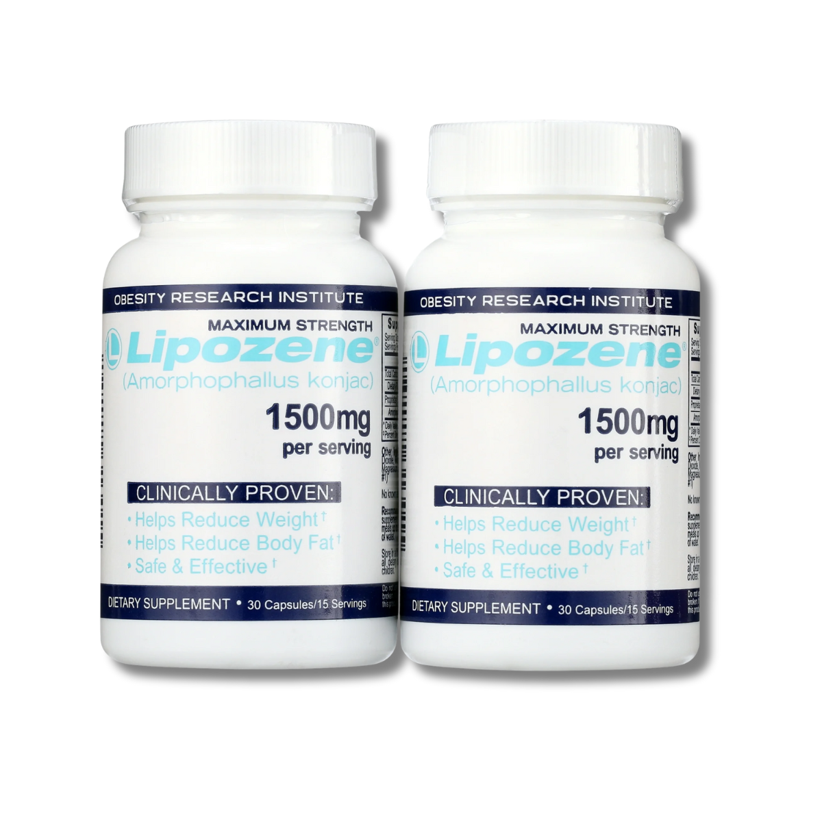 Lipozene Maximum Strength Weight Loss Capsules – 60 Count (Konjac Root)