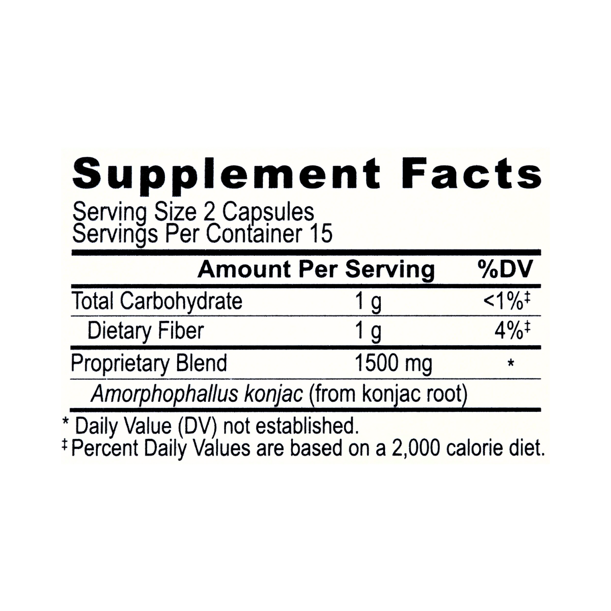 Lipozene Maximum Strength Weight Loss Capsules – 60 Count (Konjac Root)
