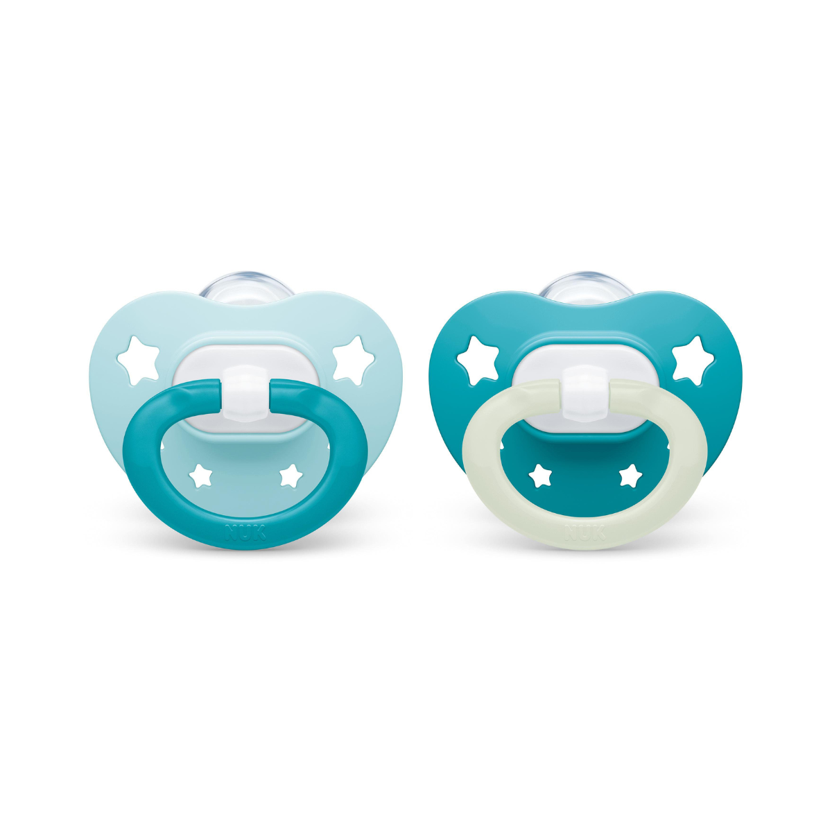 NUK Orthodontic Silicone Pacifier 0–6 Months – Glow in the Dark