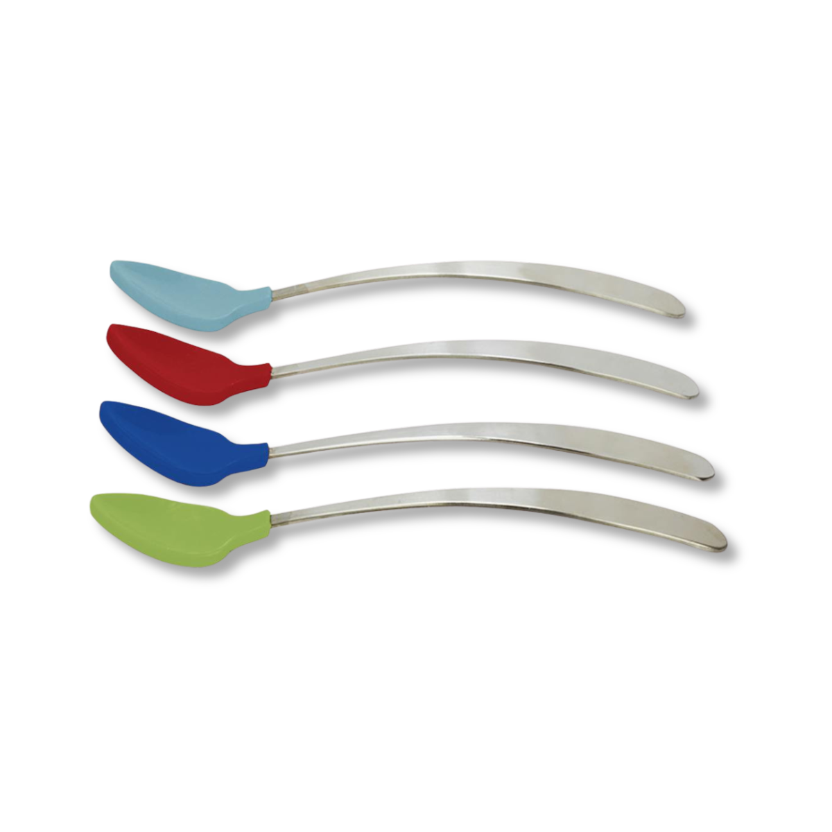 First Essentials by NUK Soft-Bite Infant Spoons – Silicone Tip & Stainless Steel