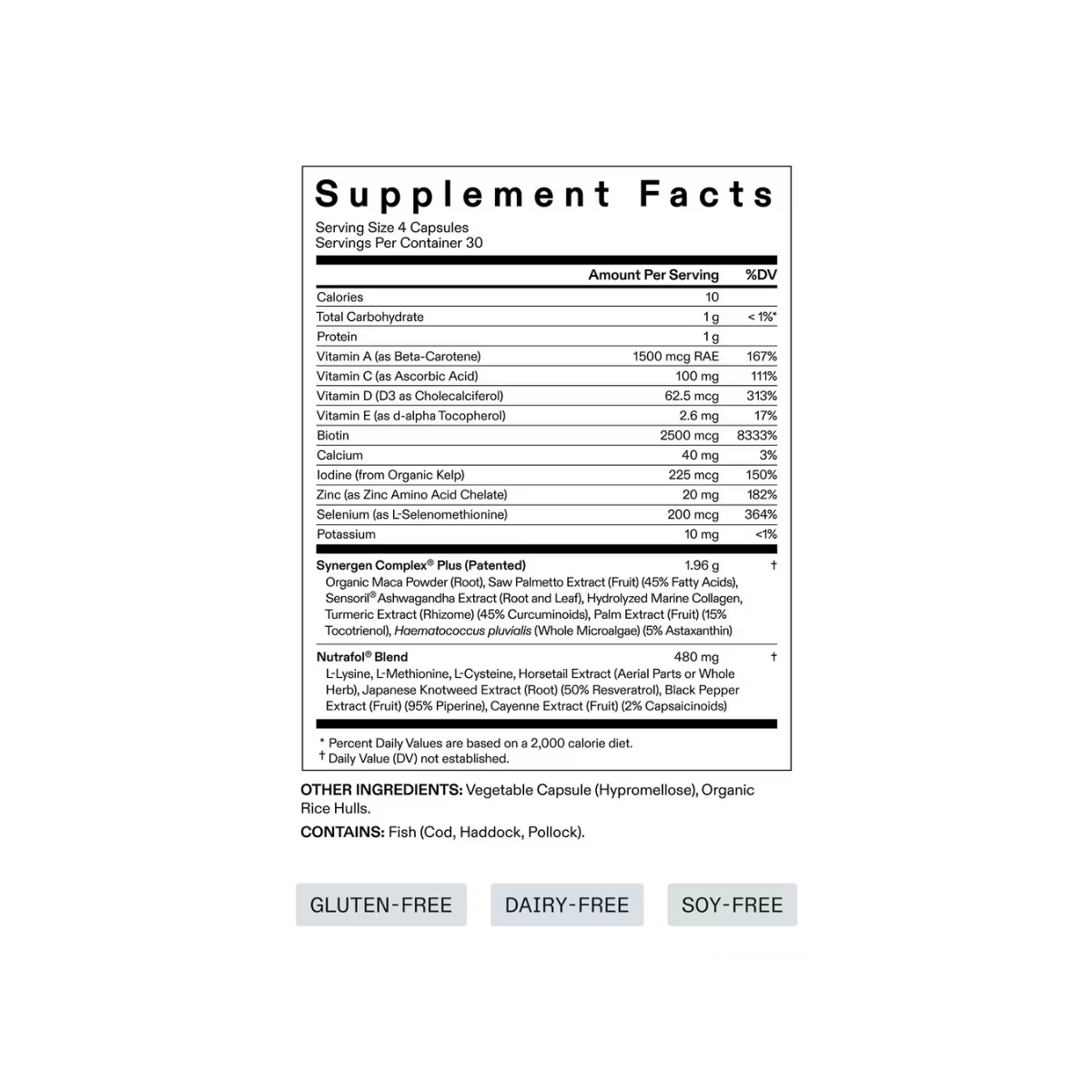 Nutrafol Women’s Balance 45+ Hair Growth Supplement – Clinically Proven