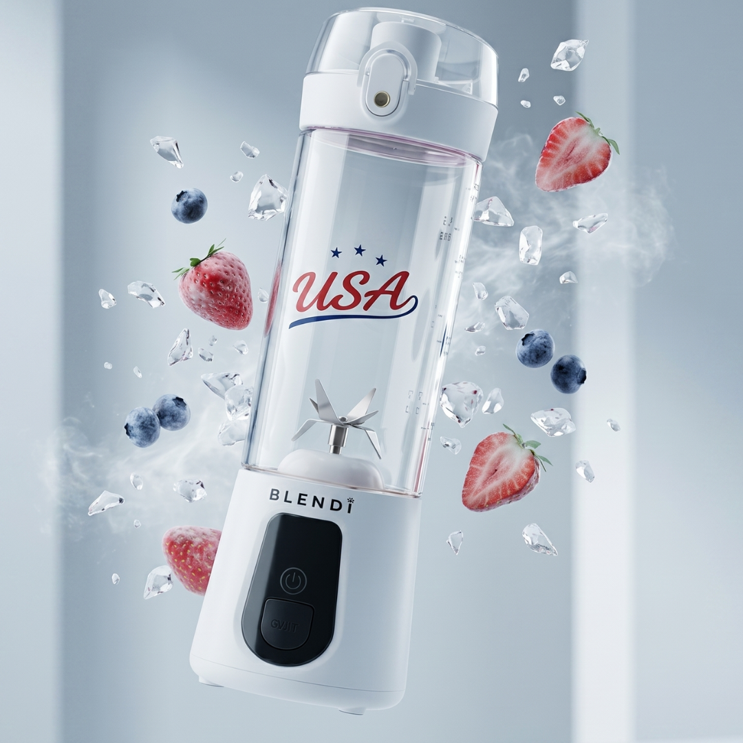 BLENDi USA Pro+ Ice Crushing Portable Blender, USB-C