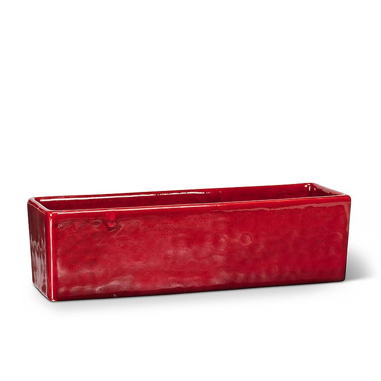 Slim Long Planter, Red 3x11" - Abbott