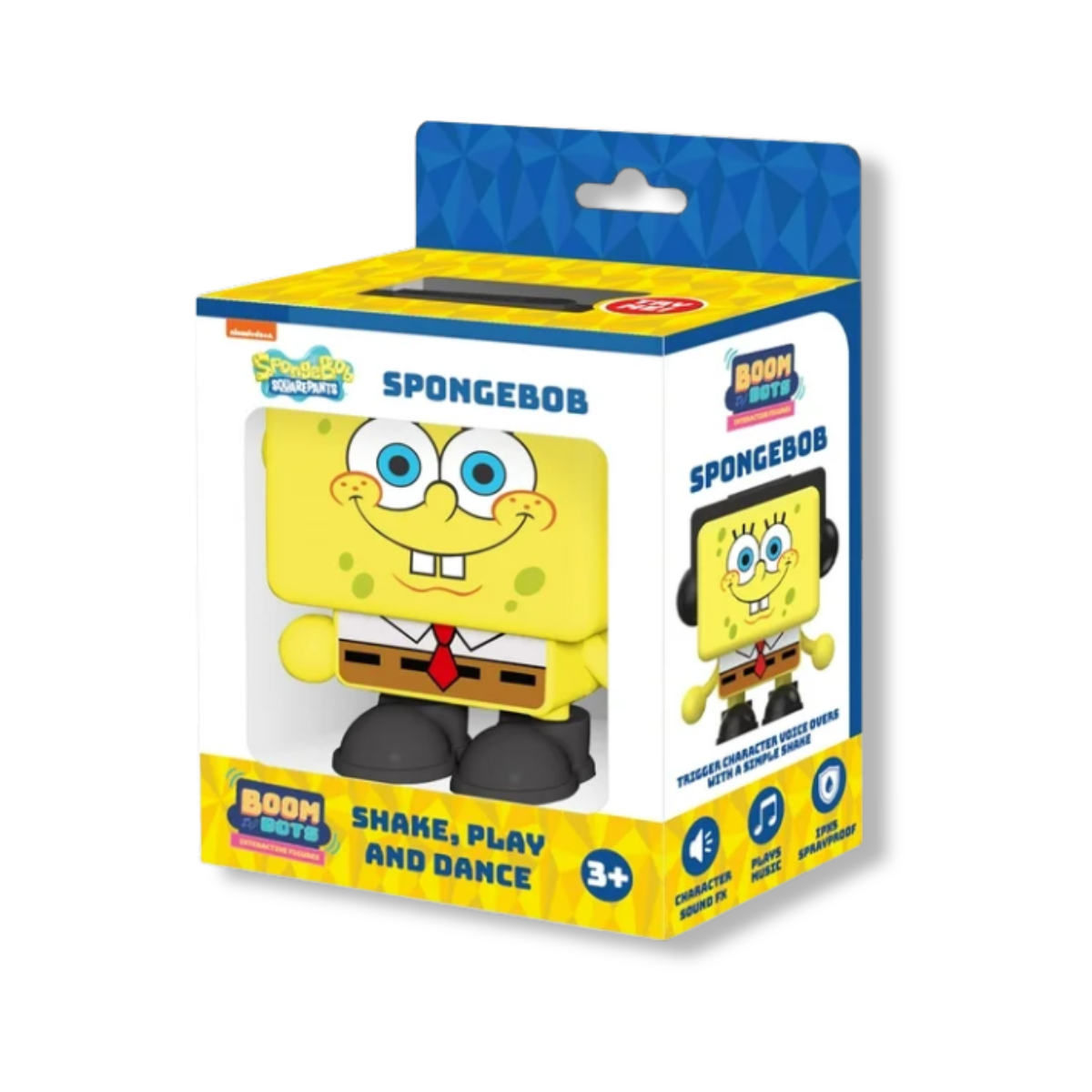 SpongeBob SquarePants BoomBot – Dancing Interactive Figure with Sounds, IPX5 Water Resistant