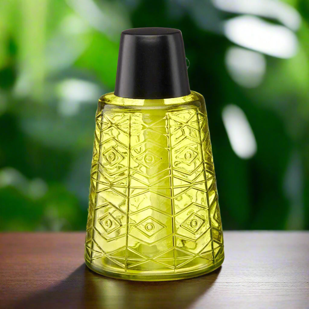 Tabletop Torch, Yellow Glass - DSC