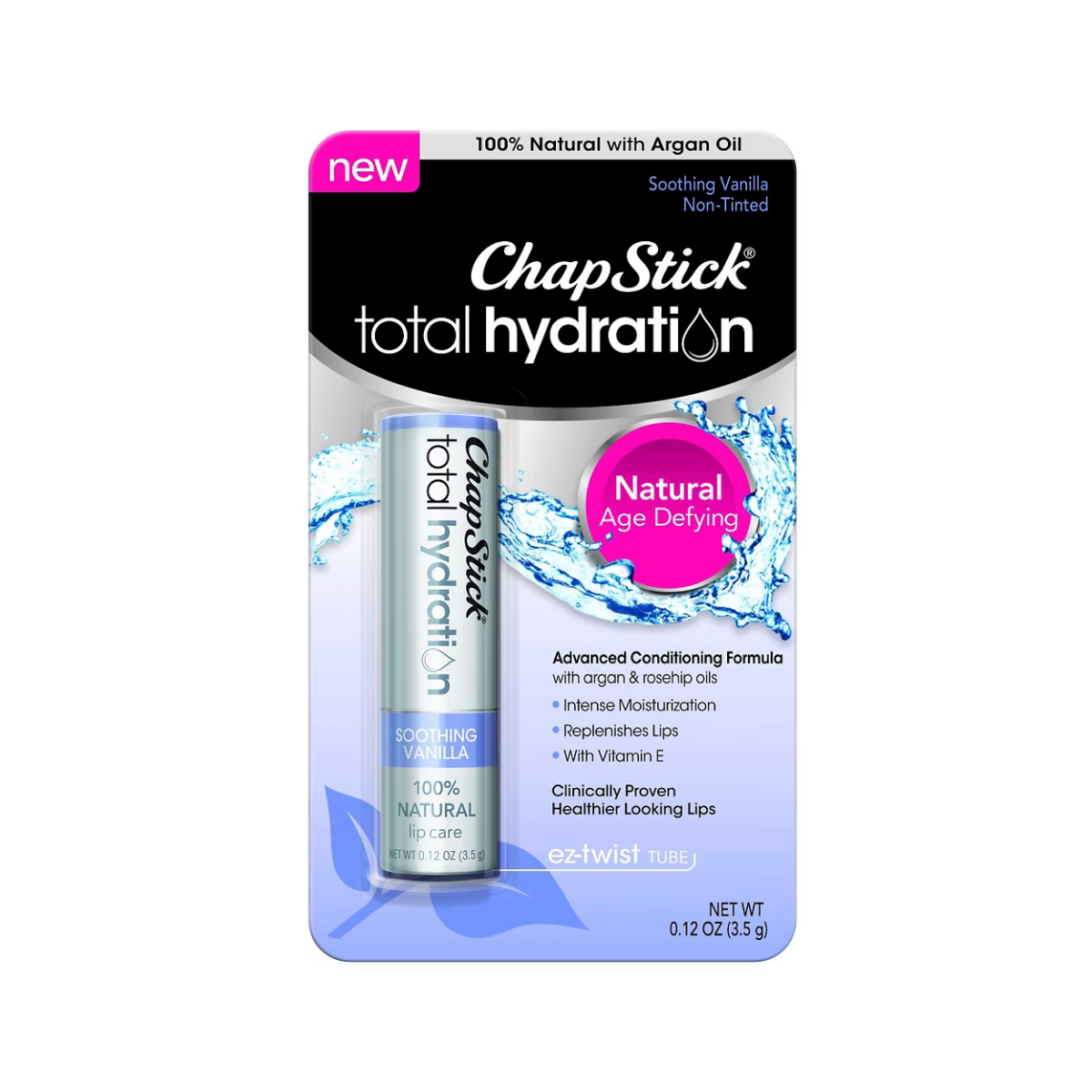 Lib Blam Total Hydration, 3-in-1 Lip Care - Chap Stick
