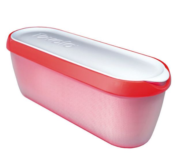 Glide-A-Scoop Ice Cream Tub, 1.5 QT Red - Tovolo
