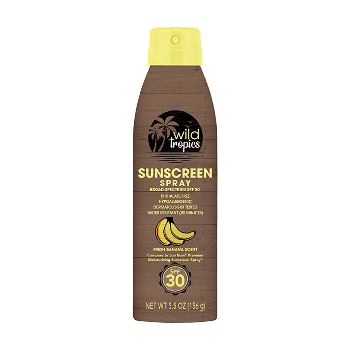 Sunscreen Spray, Fresh Banana SPF 30 - Wild Tropics