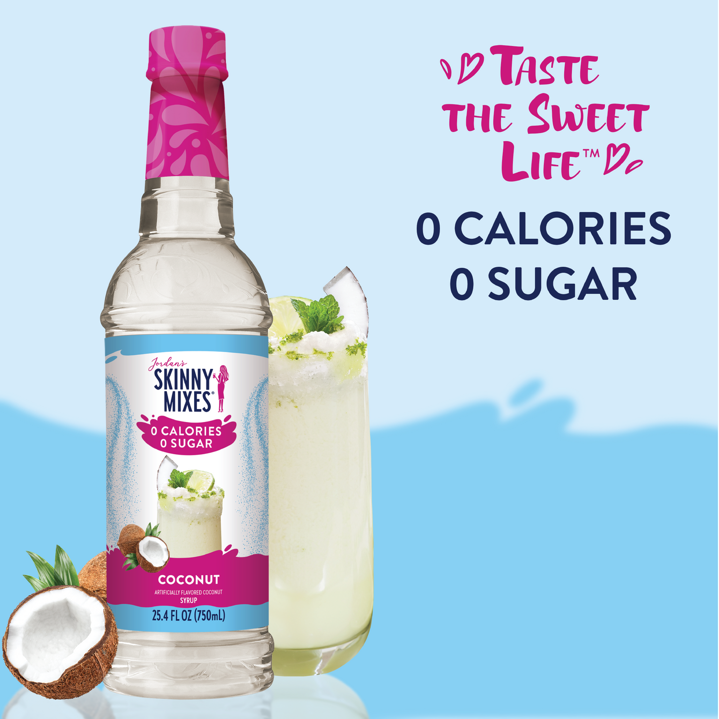 Coconut Syrup, Sugar Free - Jordan's Skinny Mixes
