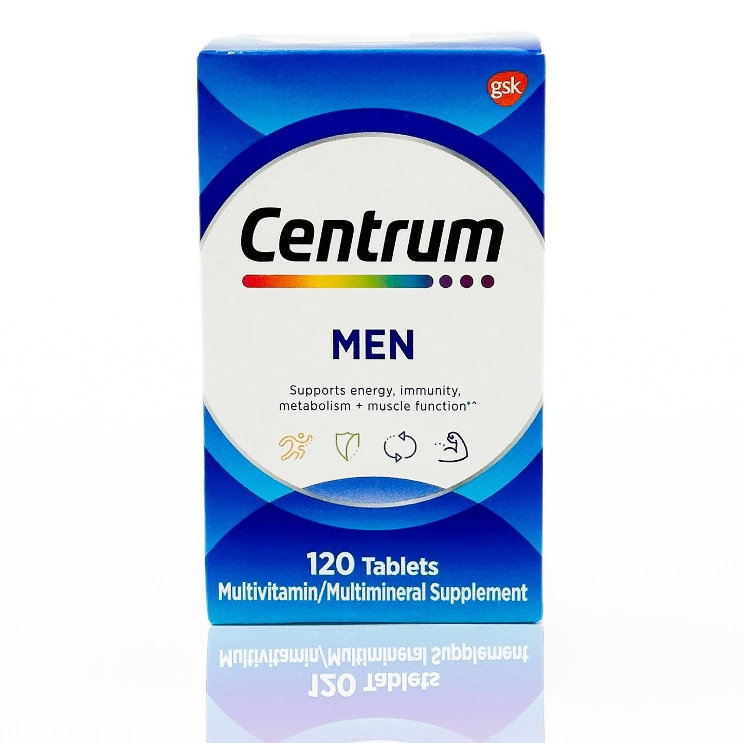 Centrum Men Multivitamin Supports Energy Immunity & More 120 Ct | BEST BY 02/24 - Home Revival Shop