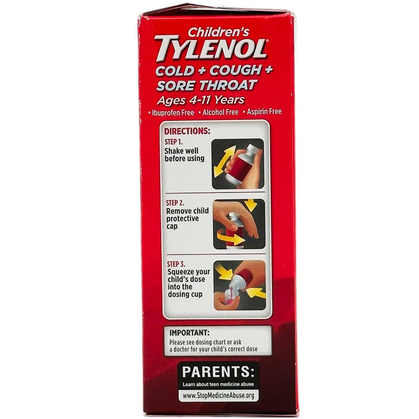 Children's Tylenol Cold Cough & Sore Throat | Bubble Gum 4 Fl Oz | BEST BY 11/24 - Home Revival Shop