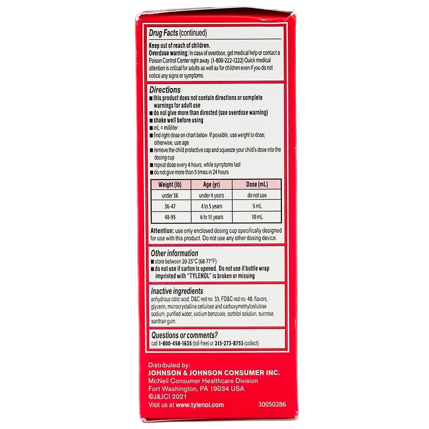 Children's Tylenol Cold Cough & Sore Throat | Bubble Gum 4 Fl Oz | BEST BY 11/24 - Home Revival Shop