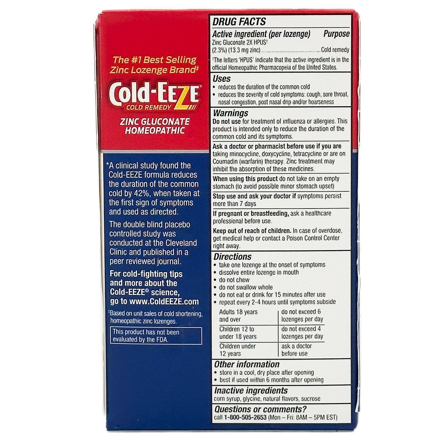 cold-eeze | homeopathic cold remedy cherry flavor lozenge | 25 ct - Home Revival Shop