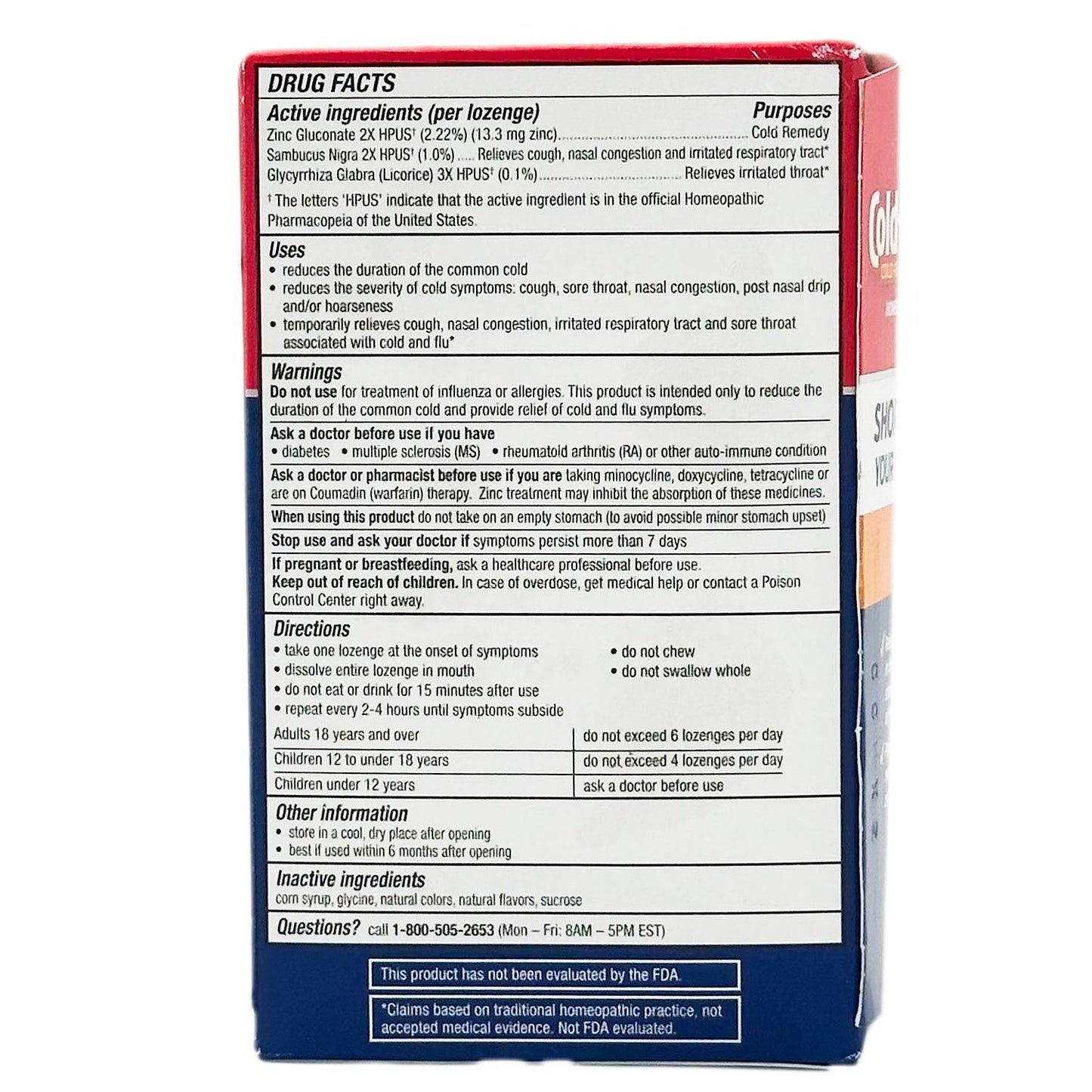 cold-eeze | homeopathic cold remedy mix berry lozenge | 25 ct - Home Revival Shop