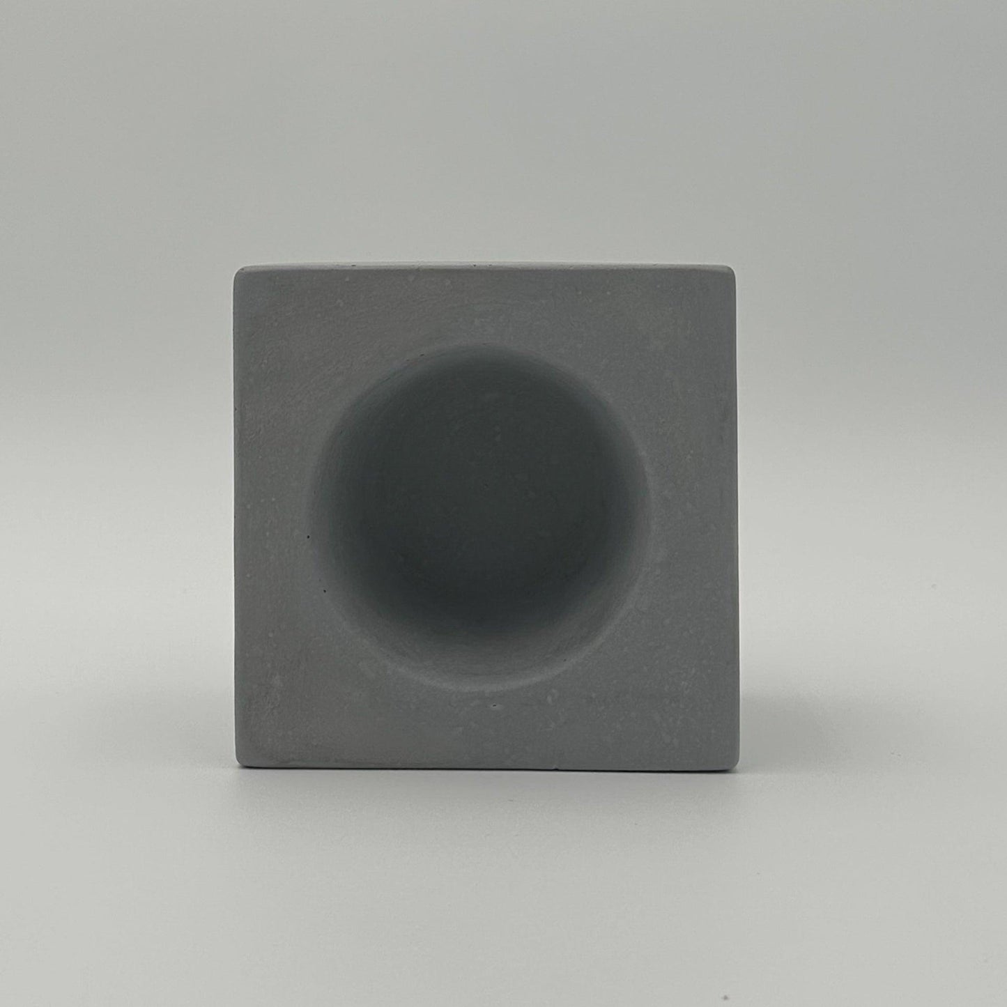 concrete encounter | modern square table top fire pot | burns isopropyl alcohol - Home Revival Shop