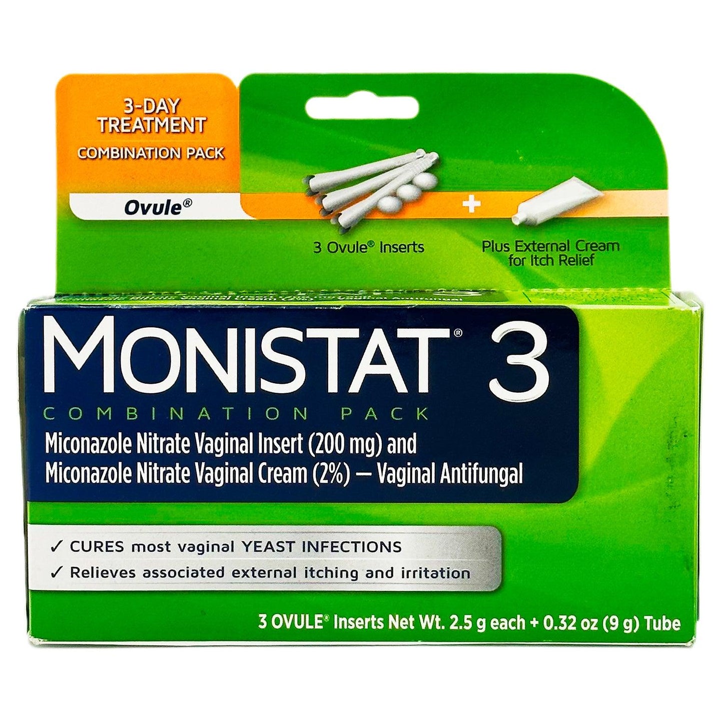 Monistat 3-Dose Yeast Infection Treatment, 3 Ovule Inserts | BEST BY 03/24 - Home Revival Shop