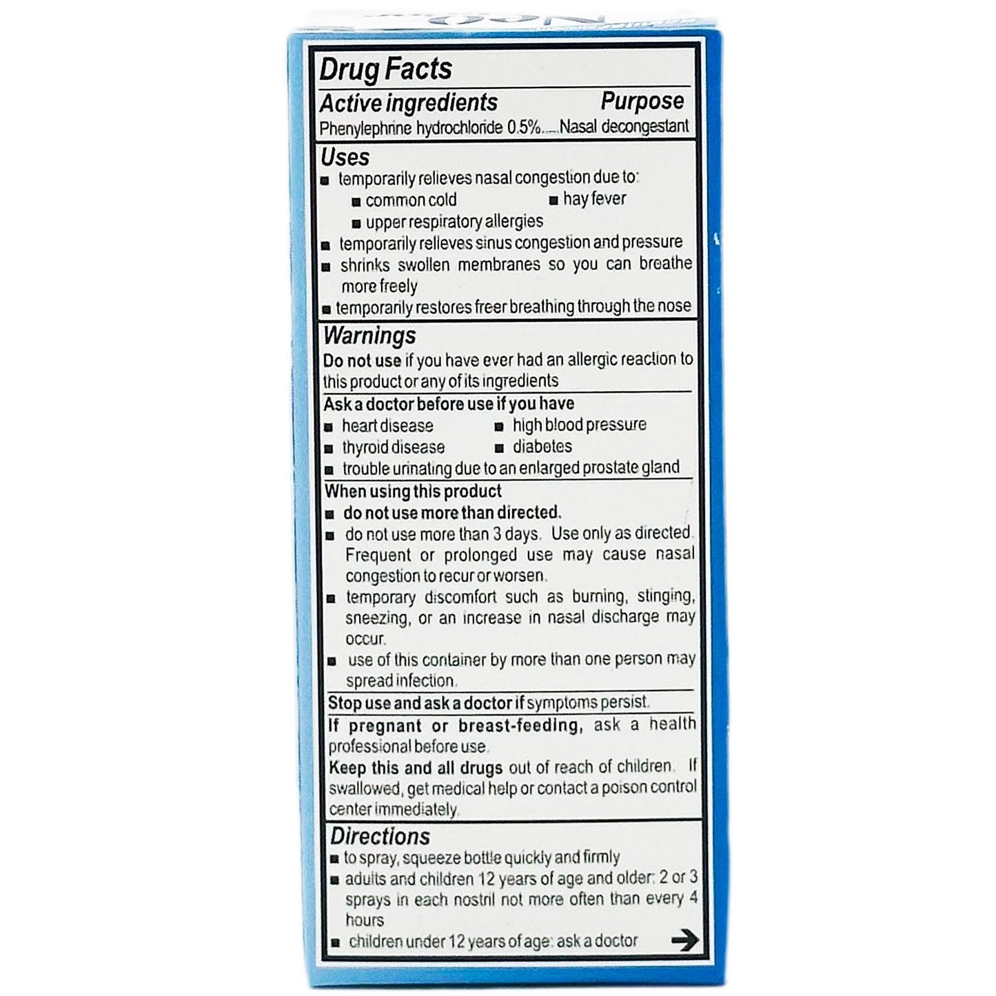 Neo-Synephrine Regular Strength Nasal Spray Cold + Allergy Fast Relief | 15 mL - Home Revival Shop
