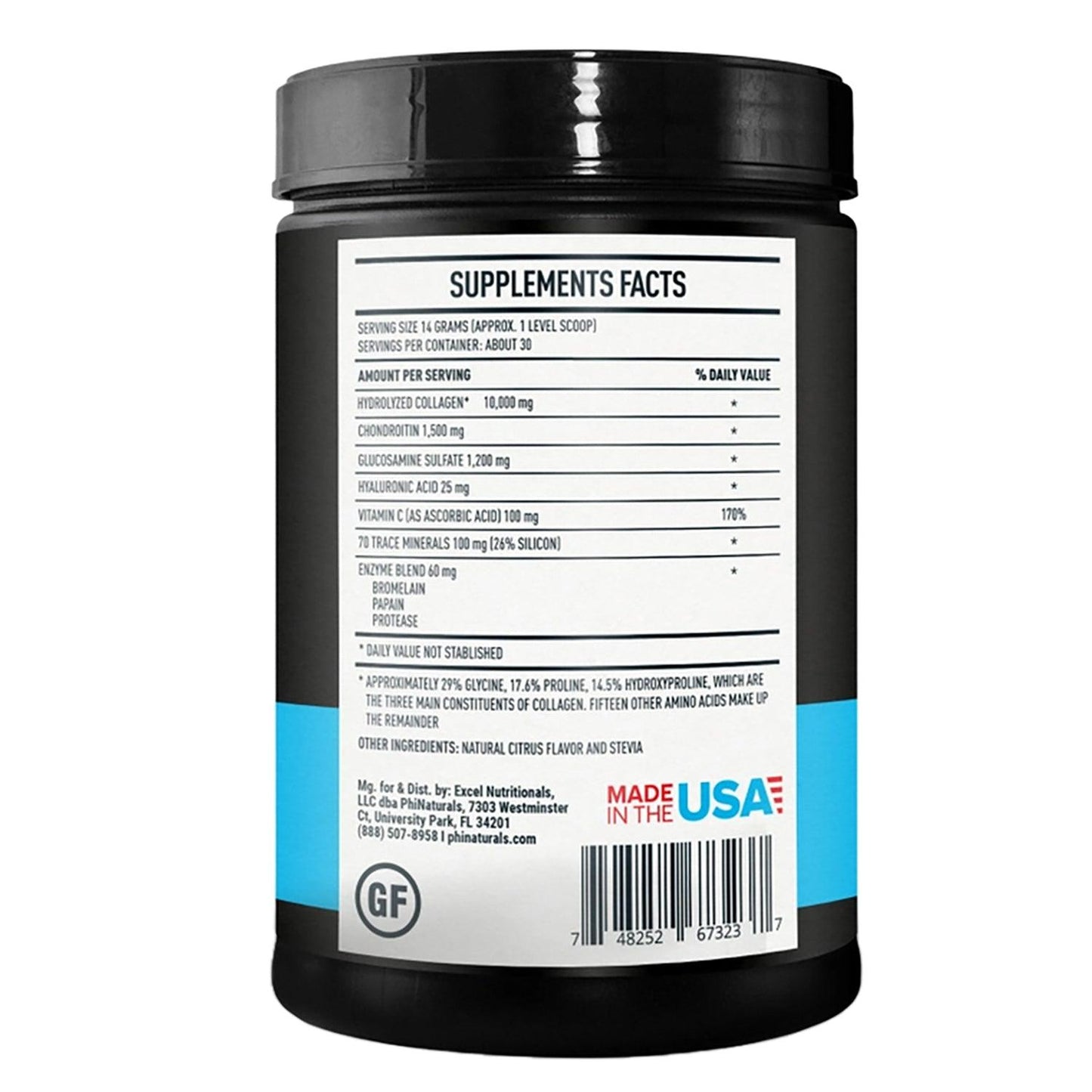 PhiNaturals Collagen Complete Drink Mix Supplement, Citrus - 30 Day Supply - Home Revival Shop