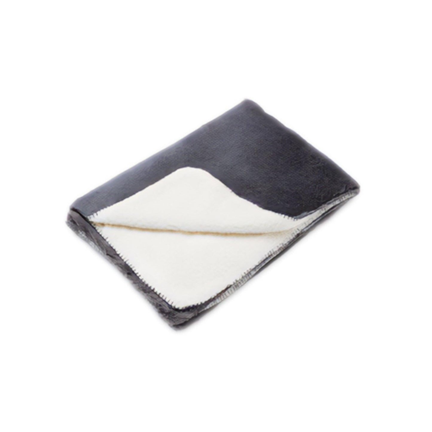 regal comfort | gray fur sherpa throw | 50" by 70" - Home Revival Shop