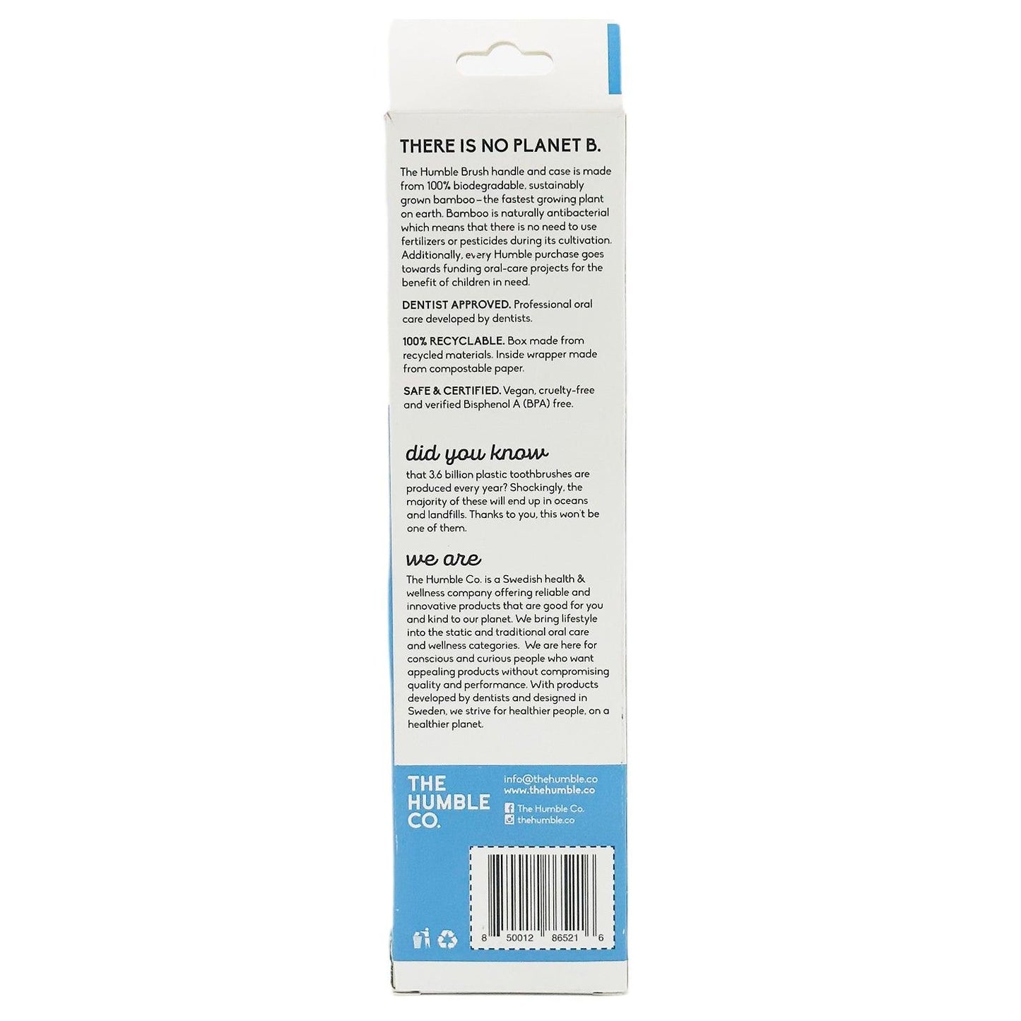 The Humble Co. Bamboo Toothbrush With Case Plus Floss, Cotton Swab & Toothpaste - Home Revival Shop