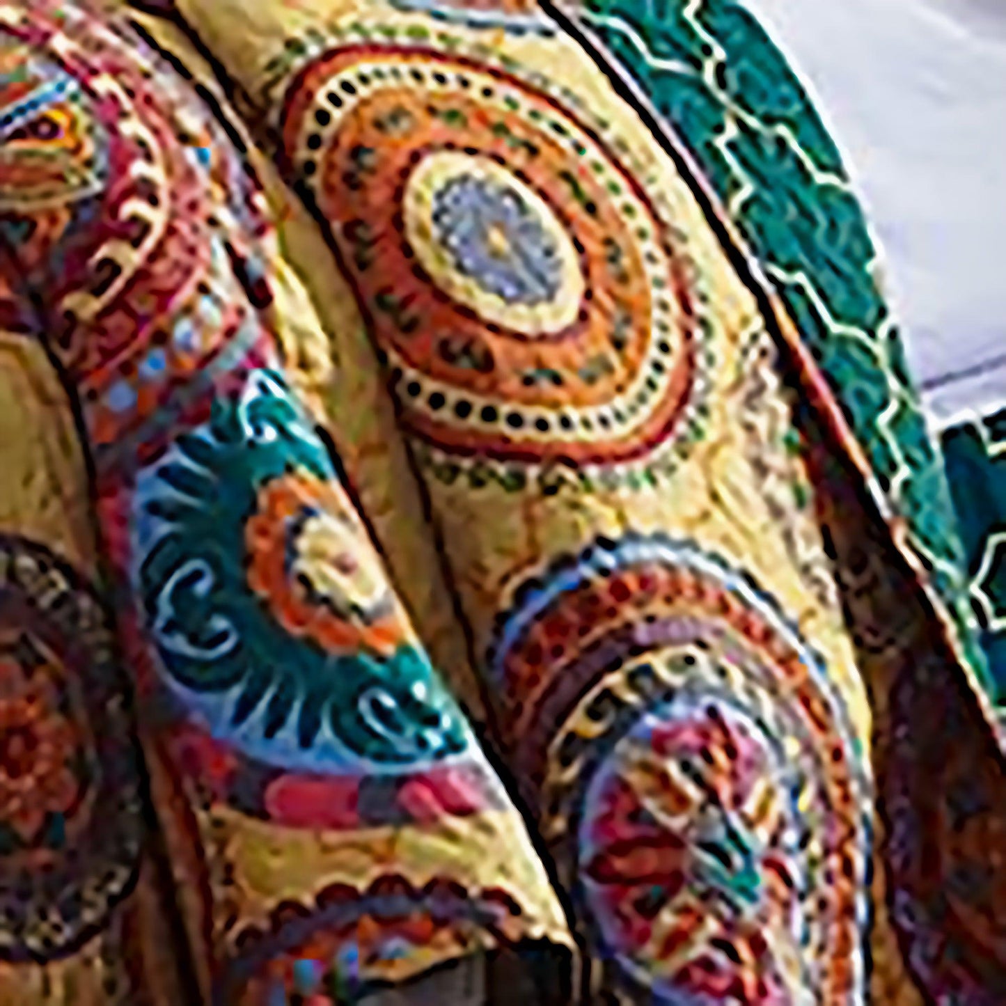 virah bella | quilt set 3 pc. | contemporary jewel-tones, reversible | king - Home Revival Shop