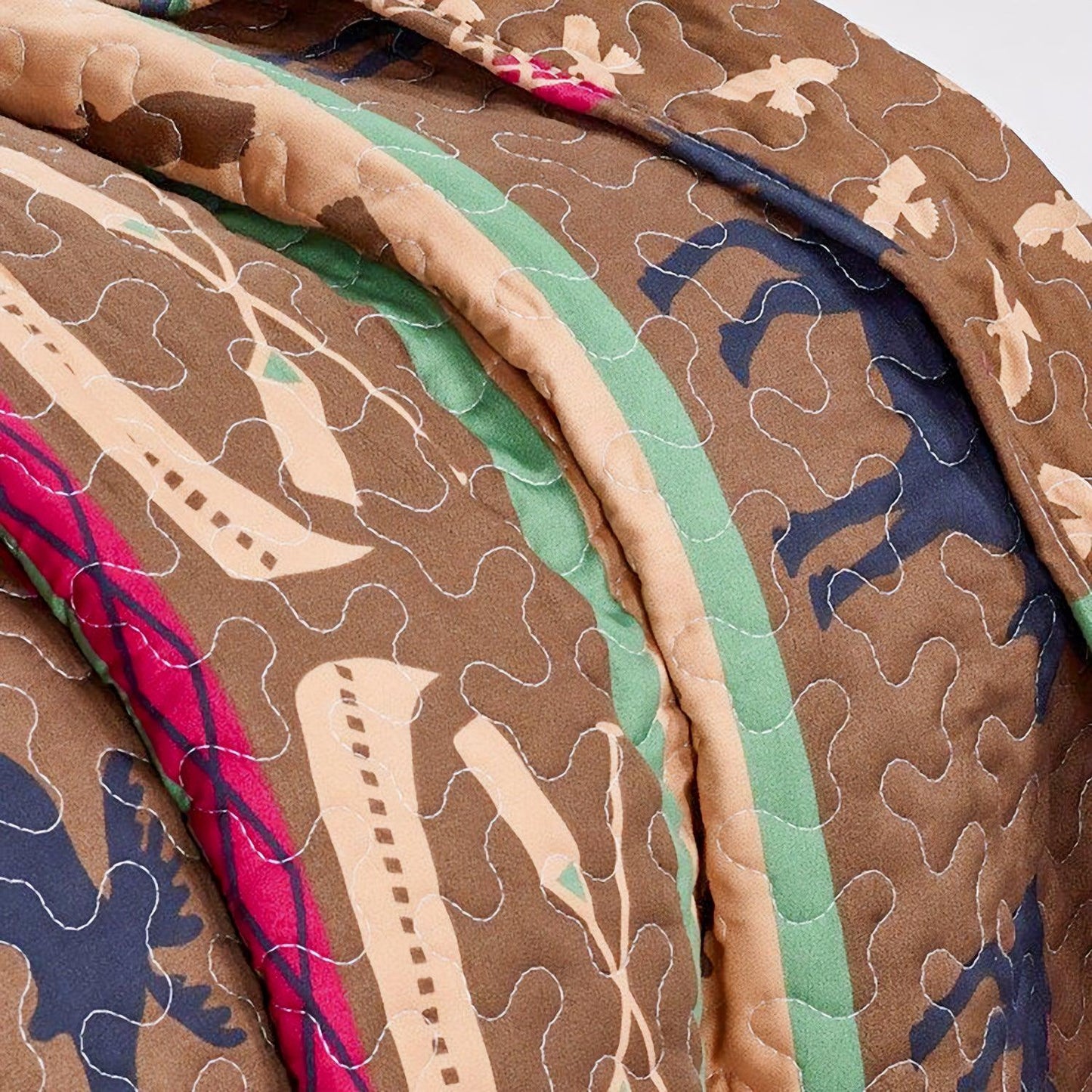 virah bella | quilt set 2 pc. | lodge style light-weight/reversible | twin - Home Revival Shop