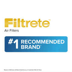 Filtrete 16x20x4 MERV 12 Air Filter MPR 1550 is the #1 recommended brand for residential HVAC filters, trusted for superior air filtration performance.