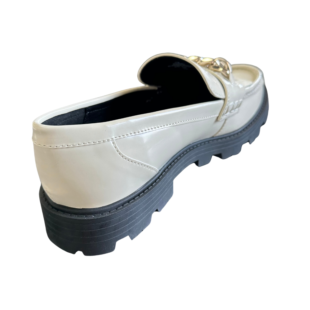 Nine West Women’s Slip-On Round Toe Casual Loafers Off-White | Size 11