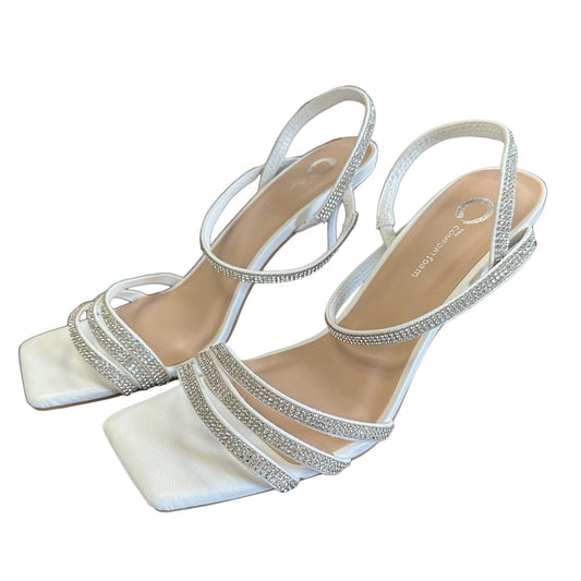 Journee Collection Coraa Womens Rhinestone High Heel Sandals - Size 9.5