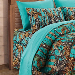 The Woods Seabreeze Licensed Twin Sheet Set 3-PCS | Nature Print, Deep Pocket