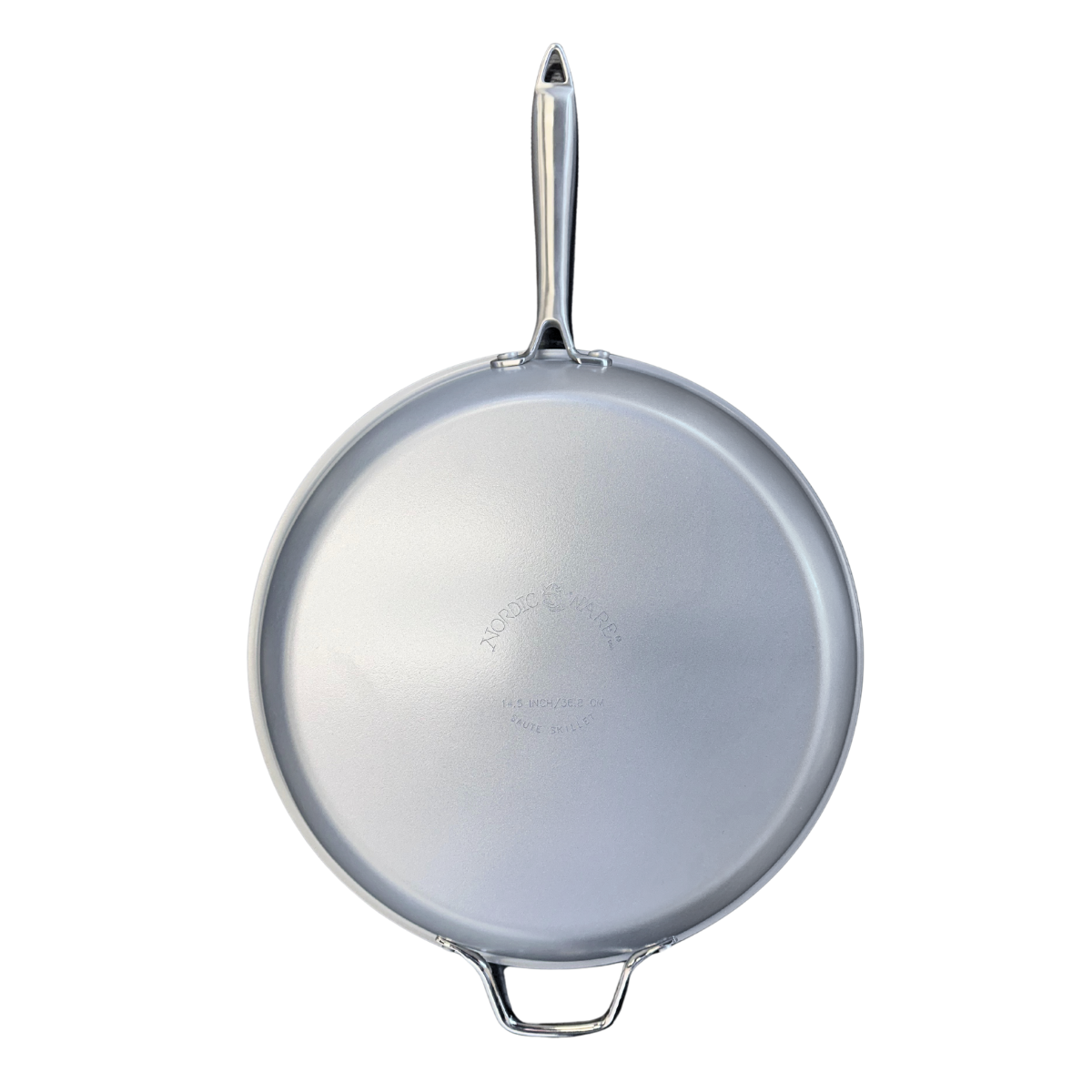 Nordic Ware 14" Superior Steel Sauté Pan Nonstick Heavy-Duty NSF Certified USA