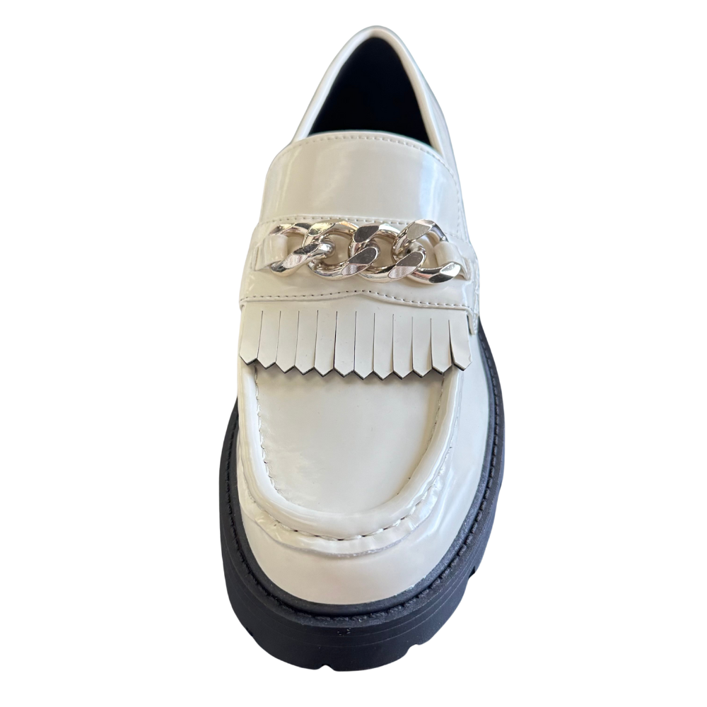 Nine West Women’s Slip-On Round Toe Casual Loafers Off-White | Size 11