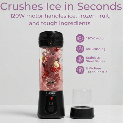 BLENDi Pro+ Ice Crushing Portable Blender, 17 oz USB-C