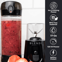 BLENDi Pro+ Ice Crushing Portable Blender, 17 oz USB-C