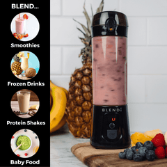 BLENDi Pro+ Ice Crushing Portable Blender, 17 oz USB-C