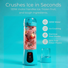 BLENDi Pro+ Ice Crushing Portable Blender, 17 oz USB-C