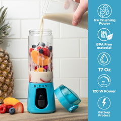 BLENDi Pro+ Ice Crushing Portable Blender, 17 oz USB-C