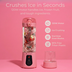 BLENDi Pro+ Ice Crushing Portable Blender, 17 oz USB-C