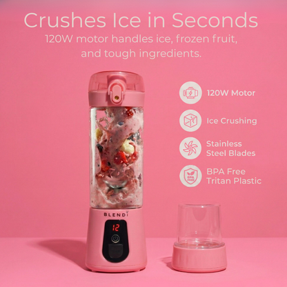 BLENDi Pro+ Ice Crushing Portable Blender, 17 oz USB-C
