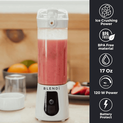 BLENDi Pro+ Ice Crushing Portable Blender, 17 oz USB-C